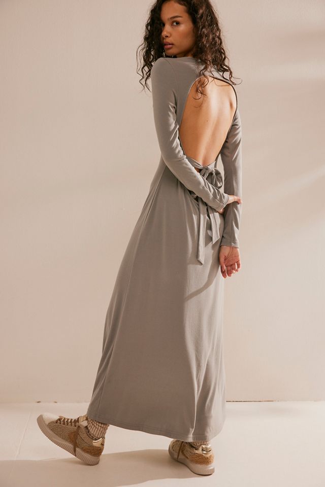 Free people long sleeve maxi dress hotsell