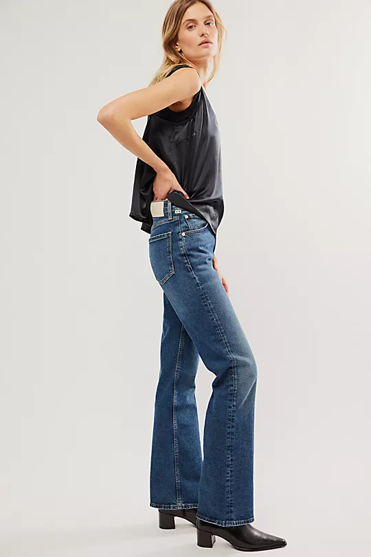 Citizens of Humanity Vidia Mid-Rise Slim Flare Jeans