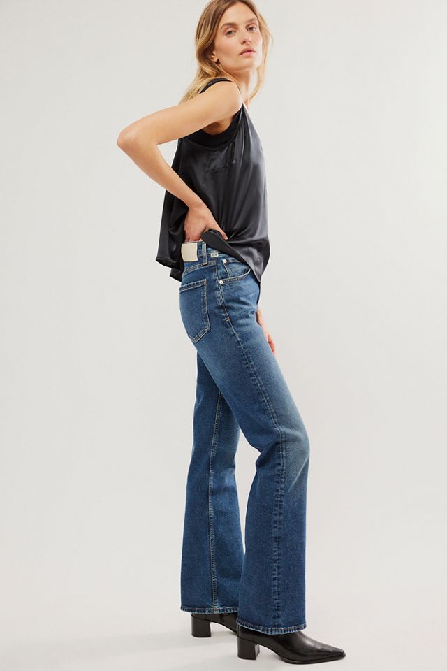 Citizens of Humanity Vidia Mid-Rise Slim Flare Jeans | Free People UK