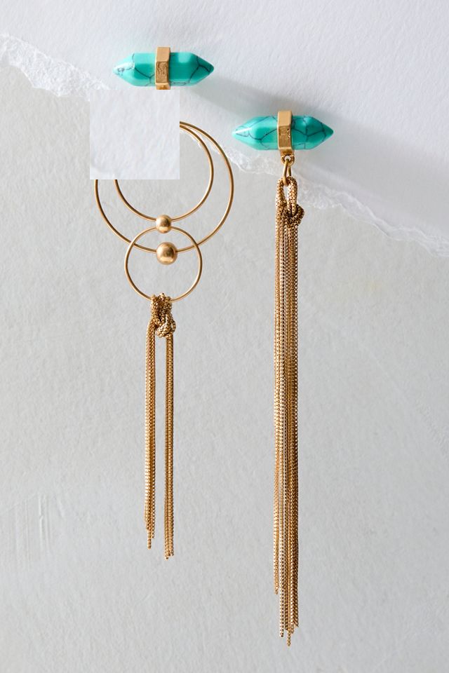 Boucles d'oreilles pendantes Maya #1