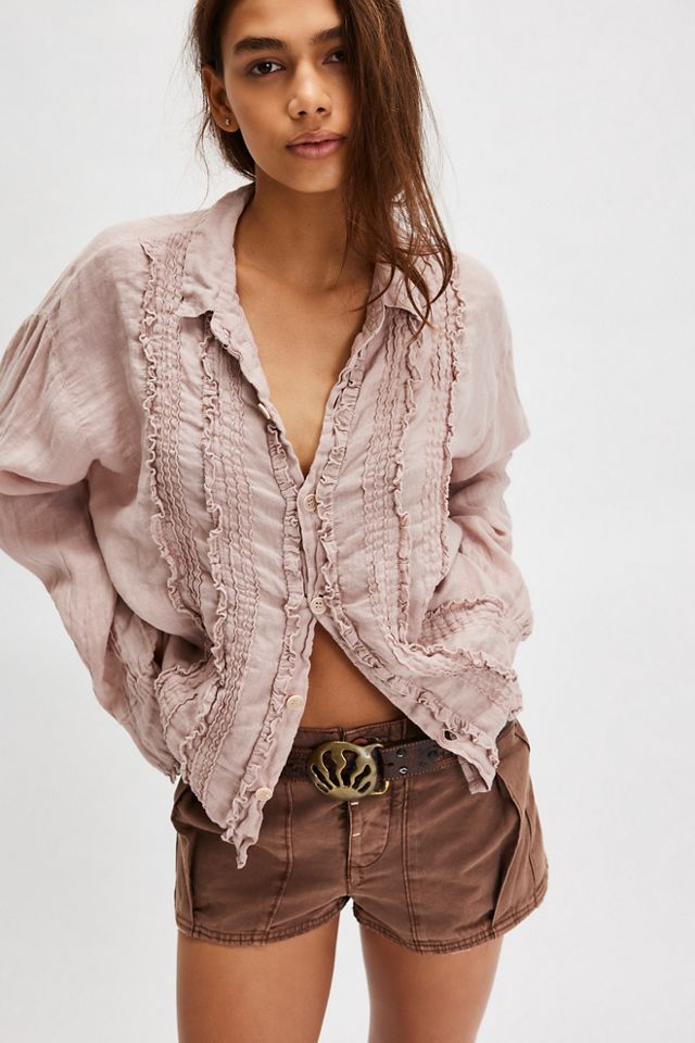 CP Shades Linen Tuxedo Shirt #2