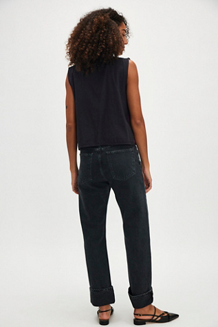 AGOLDE Fran Low-Slung Straight Jeans