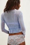 Tulle Ruched Cardi