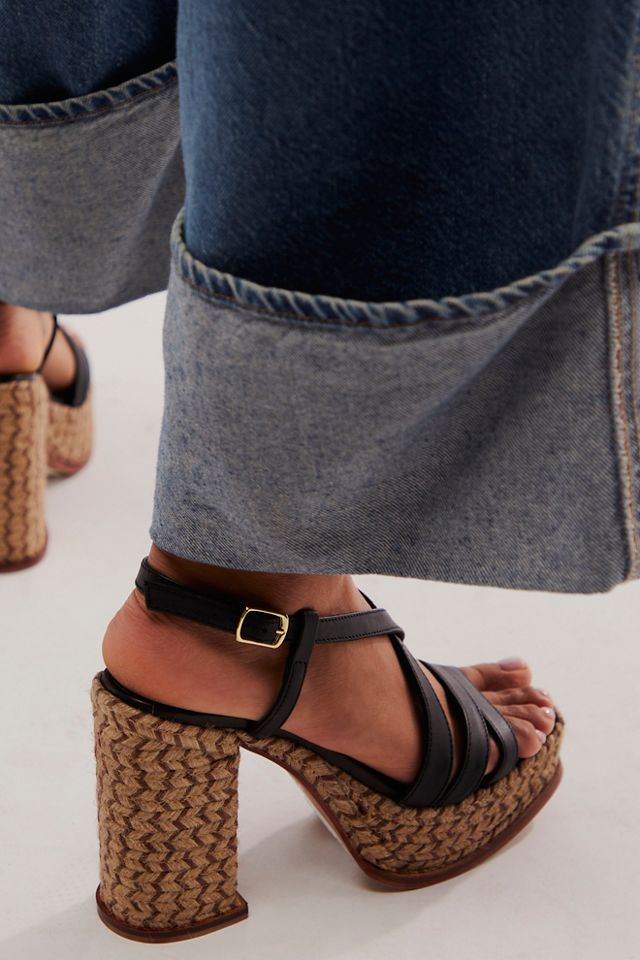 Talons à plateforme Fahn en jute #2