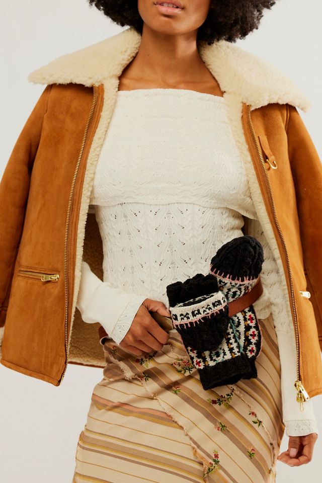French Knot Hardwick Pop Top Mittens
