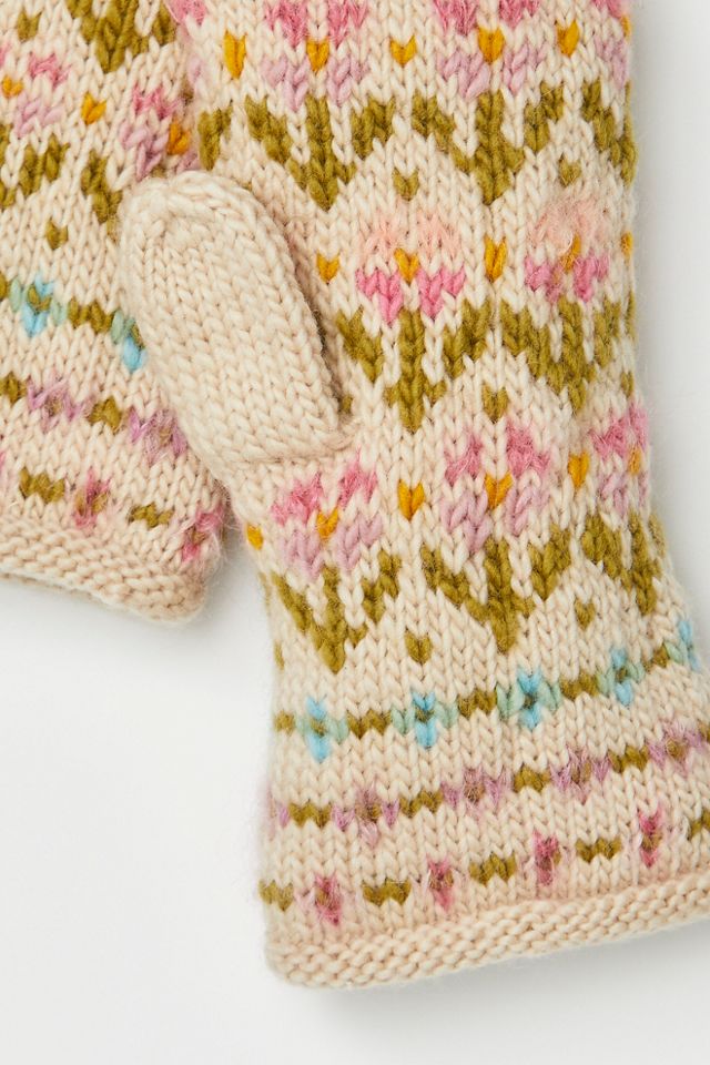 French Knot Leelu Mittens #2