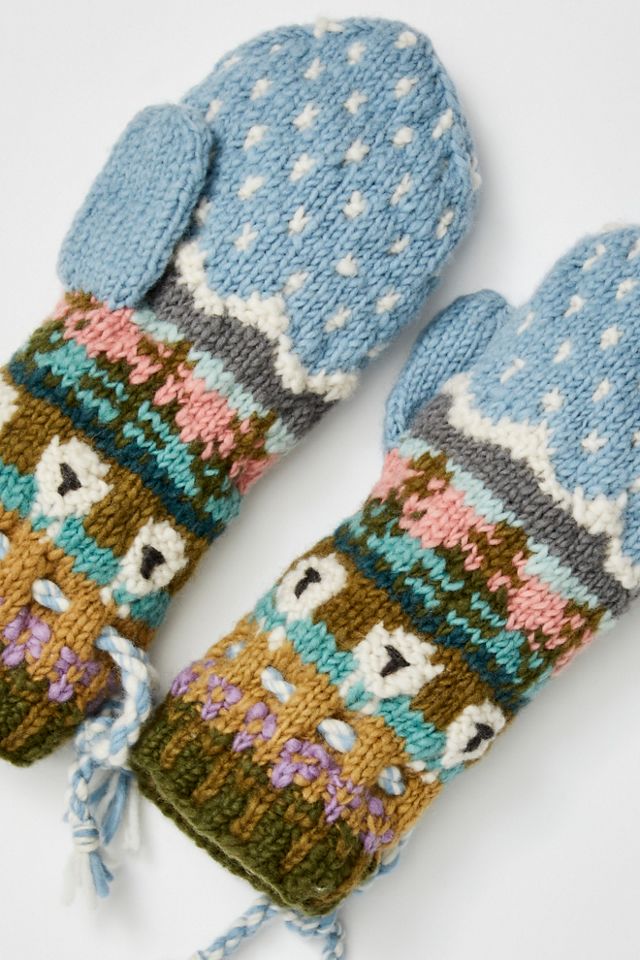 Suffolk Sheep Fairisle Mittens #3
