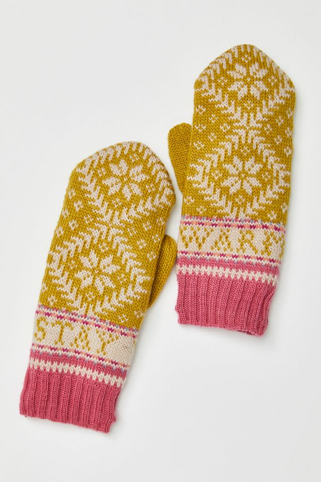 Novelty Nordic Knit Mittens #2