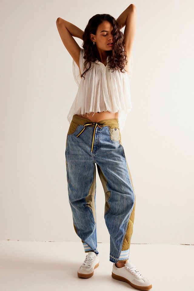 Jeans Barrel Pieced Delton We The Free #3