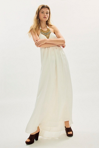 princess polly baby blue dress Halter Neck Maxi Dress