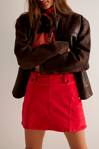 Free People - Layla Cord Mini Skirt