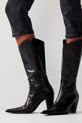 Copenhagen Pointed Boots by Free People in Black, Size: US 8