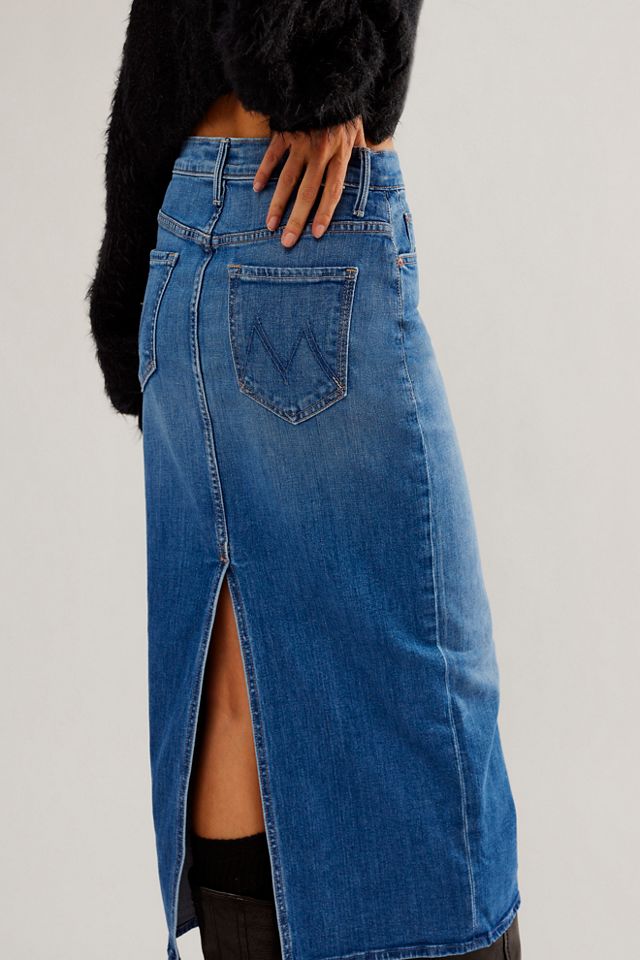 MOTHER The Pencil Pusher Denim Skirt | Nordstrom