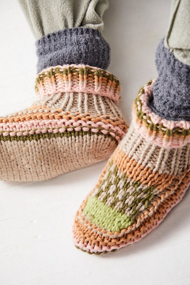 Northern Isles Knit Booties #1