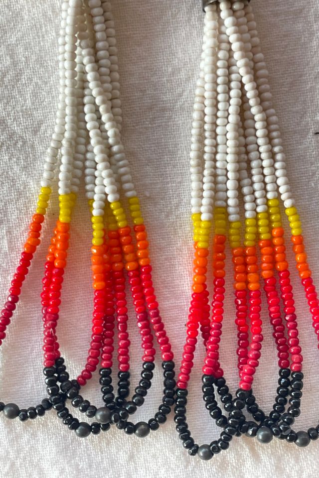 Sterling Beaded Earrings Selected by The Curatorial Dept. #1