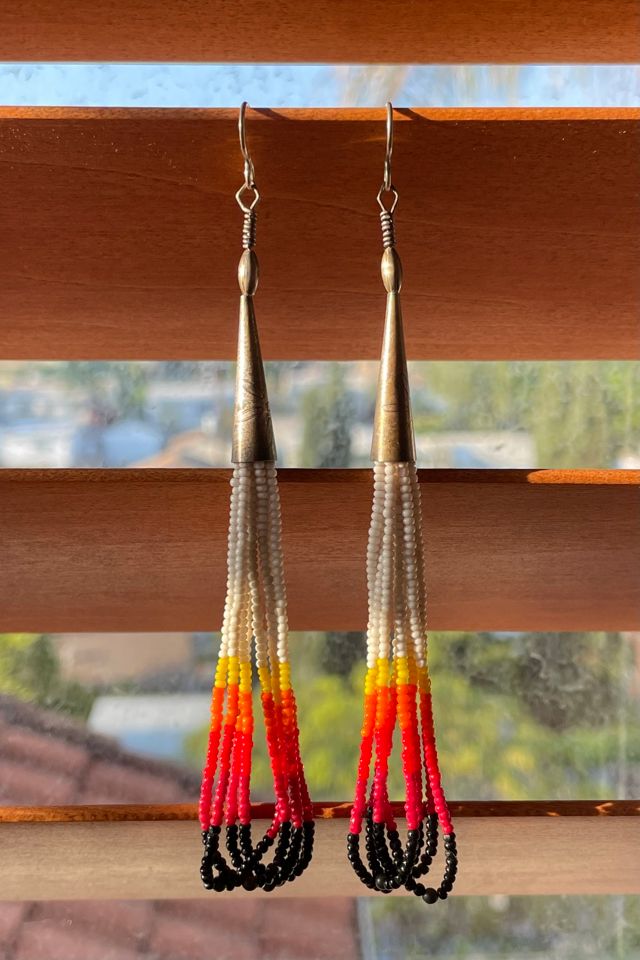 Sterling Beaded Earrings Selected by The Curatorial Dept. #3