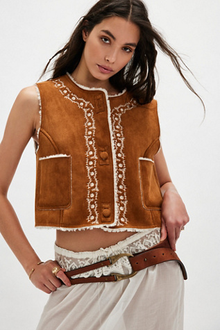 Rising Sun Hip Belt by FP Collection at Free People in Cognac, Size: S/M