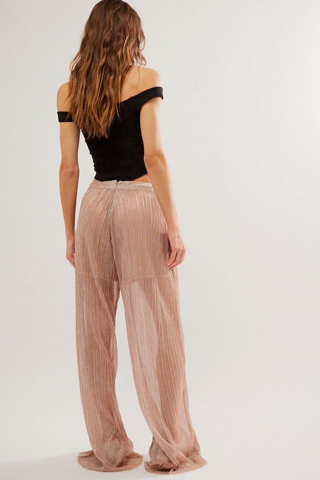 OneTeaspoon Plisse Palazzo Trousers #1