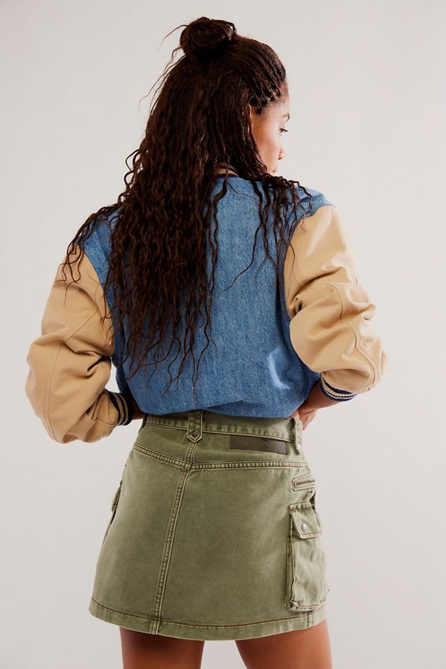 OneTeaspoon Utility Biker Mini Skirt #1