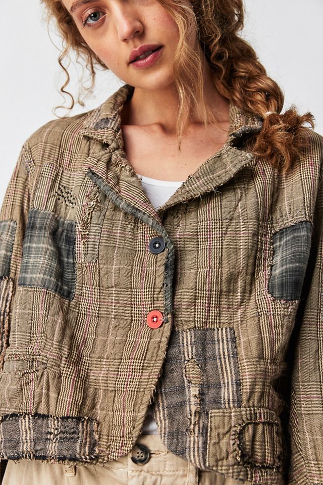 Magnolia Pearl Teddy Check Jacket | Free People