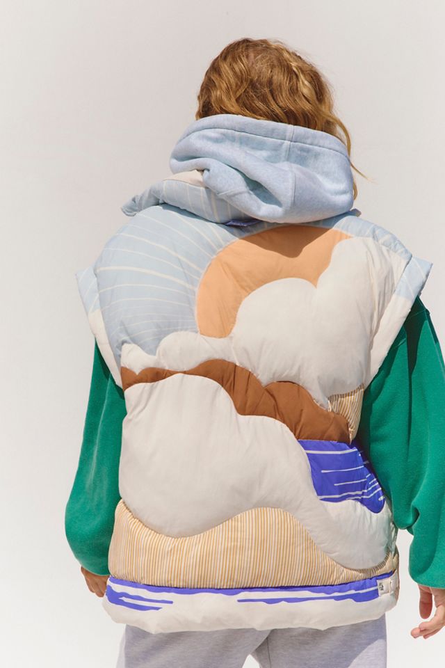 In A Bubble Conversational Quilted Vest #1