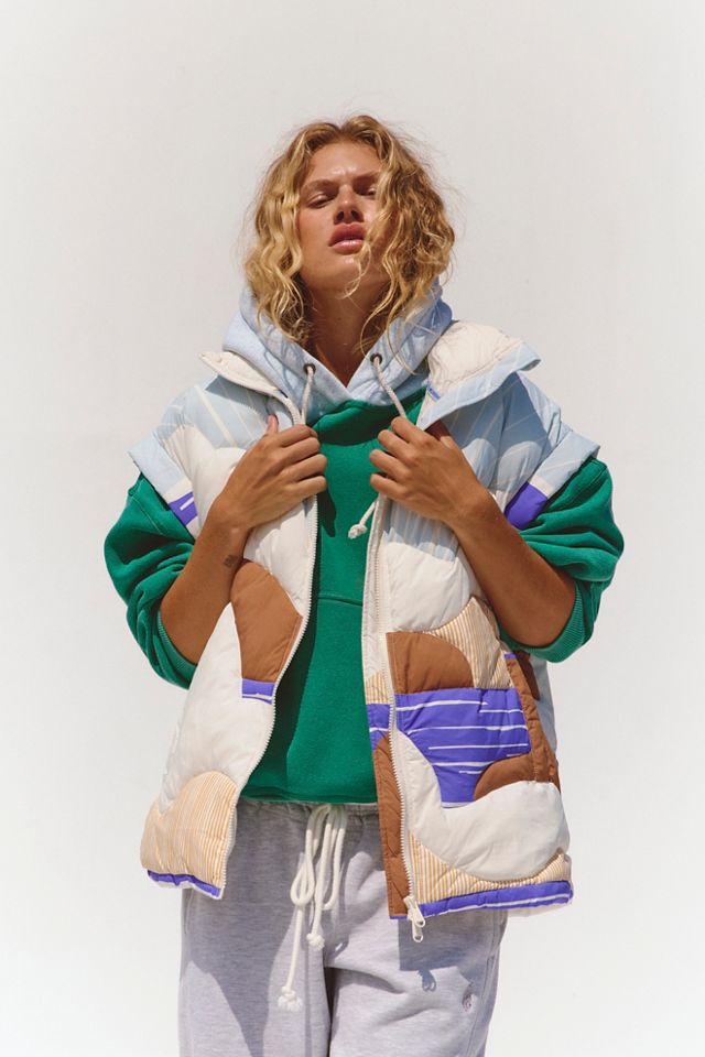 In A Bubble Conversational Quilted Vest #2