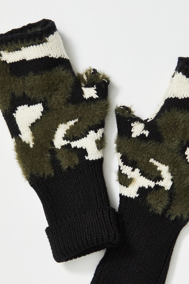 Camo Fingerless Gloves #2