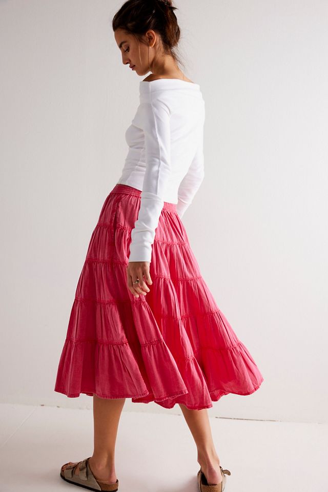 Free people highlands tube best sale midi skirt