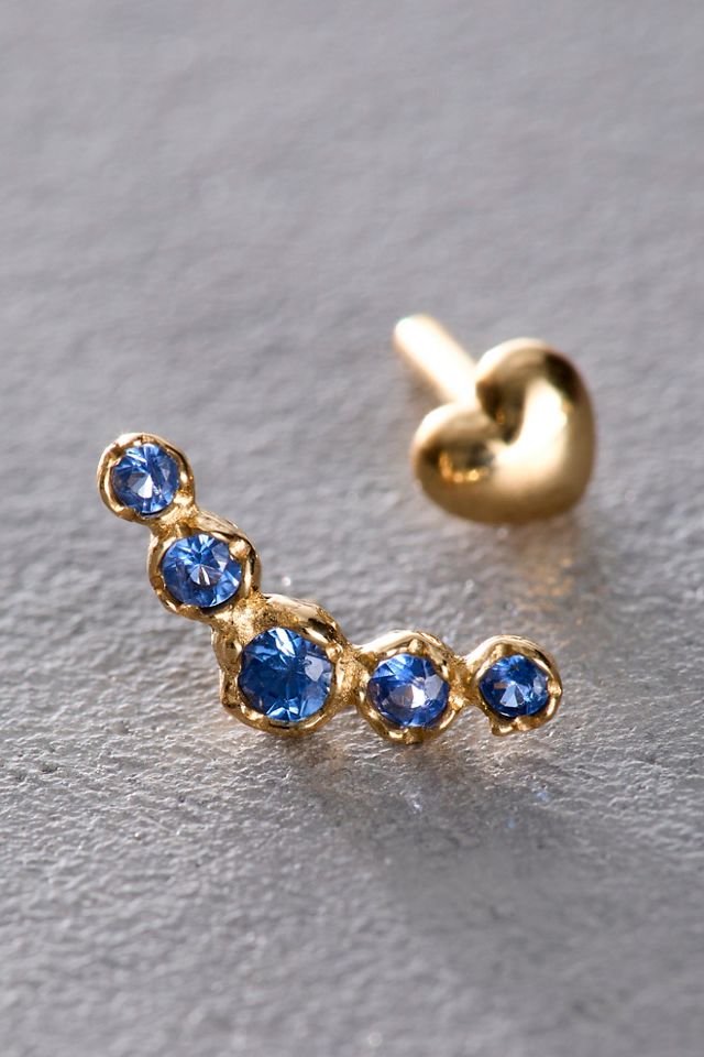 Pamela Love Molten Crescent Single Earring #1