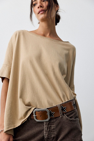 Starcrossed Studded Belt at Free People in Bronze Age, Size: S-M/P-M