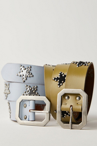 Starcrossed Studded Belt at Free People in Royal Honor, Size: L-XL/G-TG