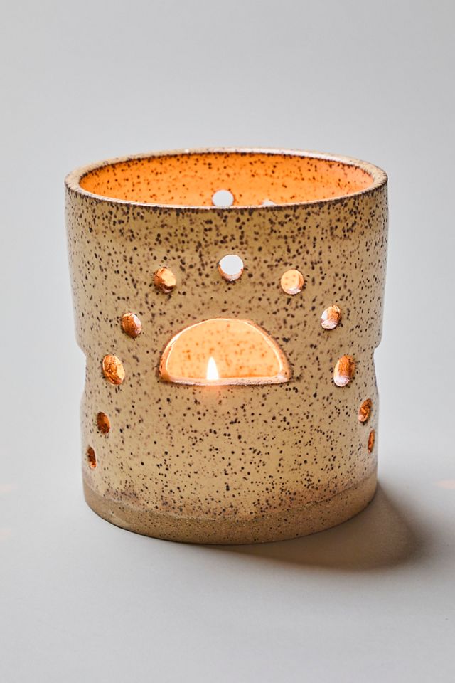 Candle holder with holes new arrivals