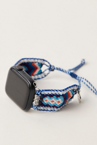 Friendship Bracelet Apple Watch Band by Cape Diablo at Free People in Blue