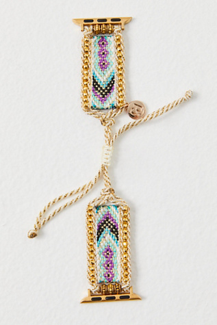 Friendship Bracelet Apple Watch Band by Cape Diablo at Free People in Golden Flower