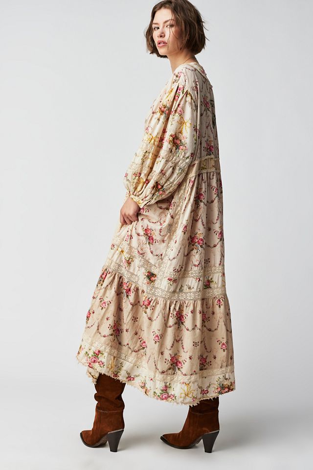 Magnolia Pearl Printed Patchwork Dress #1