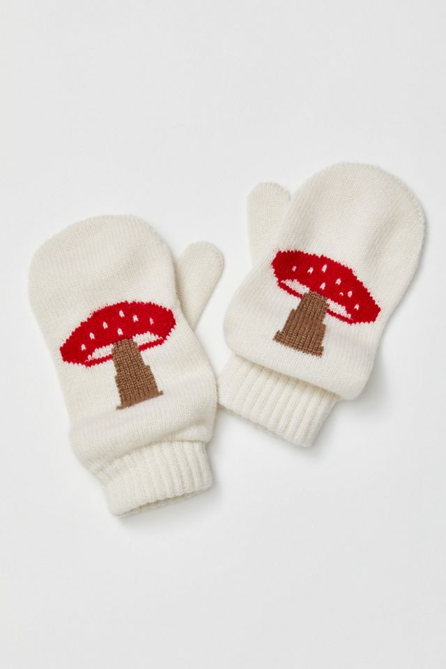 Cashmere Mushroom Mittens #1