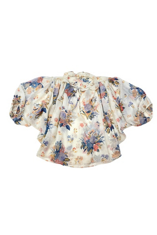 1970s Vintage Gauzy Batwing Blouse Selected by BusyLady Baca & The Goods