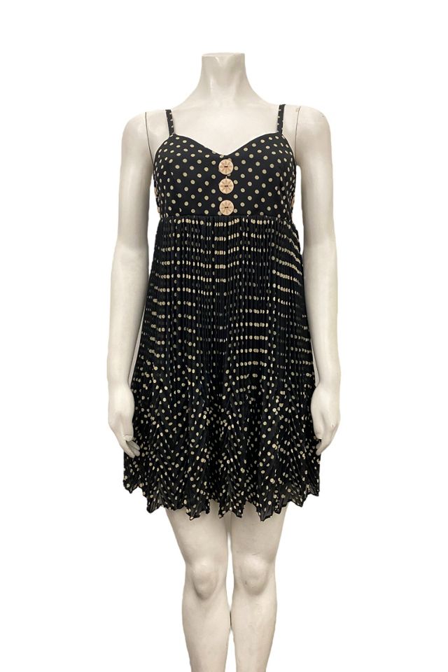 1990s Vintage Sue Wong Pleated Polka Dot Dress Selected by BusyLady Baca & The Goods #2