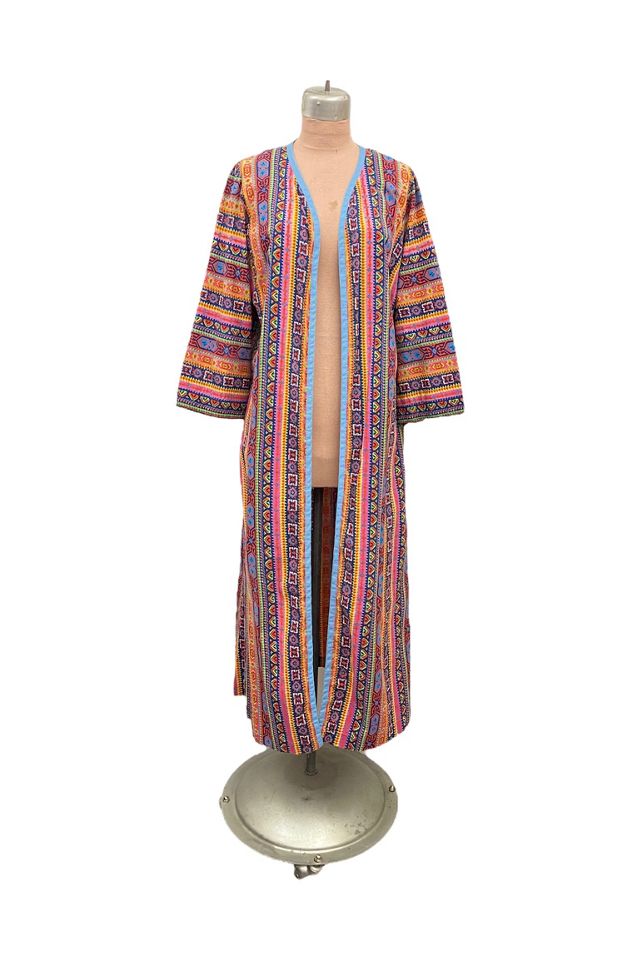 1970s Vintage Multicolored Mosaic Print Duster  Selected by BusyLady Baca & The Goods #2