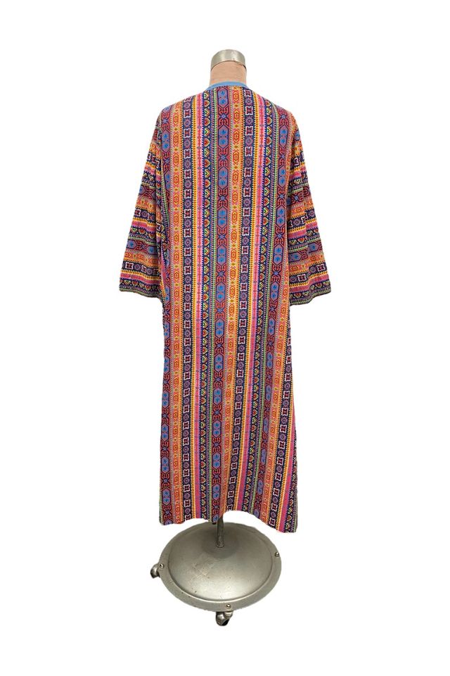 1970s Vintage Multicolored Mosaic Print Duster  Selected by BusyLady Baca & The Goods #3