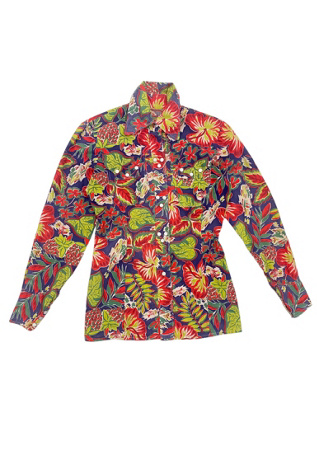 Vintage Aloha Western Long Sleeve Shirt Selected by BusyLady Baca & The Goods