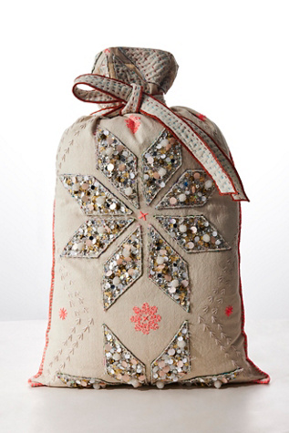 FP One Perfect Present Gift Sack At Free People In Snowflake