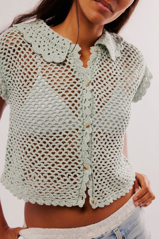 Free people crochet top online