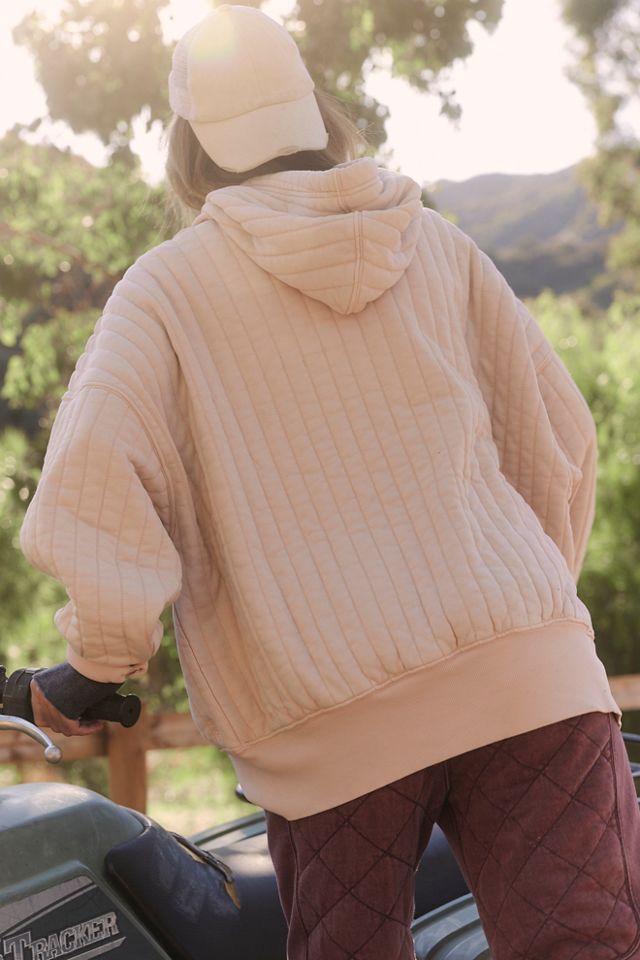 Sprint To The Finish Quilted Hoodie #1