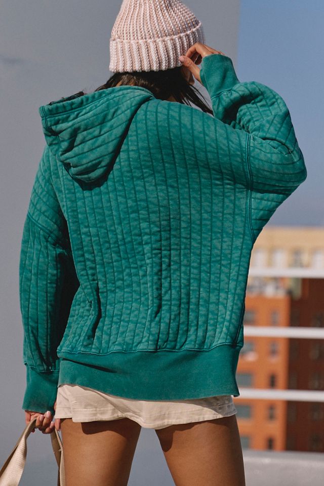 Sprint To The Finish Quilted Hoodie #2