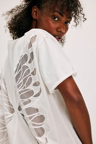 Tricia Fix Strawberries Tulle Tee | Free People