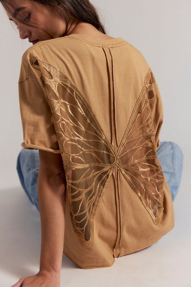 Tricia Fix Butterfly Tee | Free People