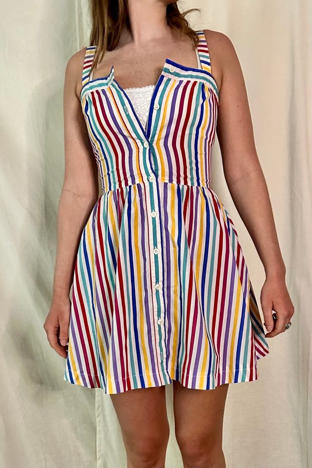 Vintage Striped Tank ESPRIT Mini Dress Selected by KA.TL.AK Free People