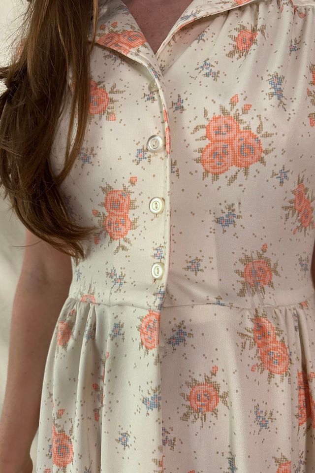 Vintage Cross Stitch Pattern Sashed Dress Selected by KA.TL.AK #3