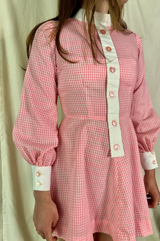 Vintage Gingham Dress